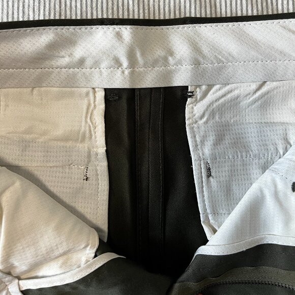 Zara Man Pleated Deep Green Trouser - Size 30 Men - Picture 5 of 9